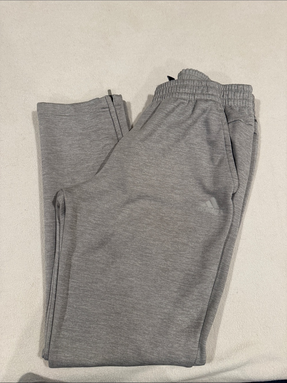 adidas Light Gray Performance Joggers